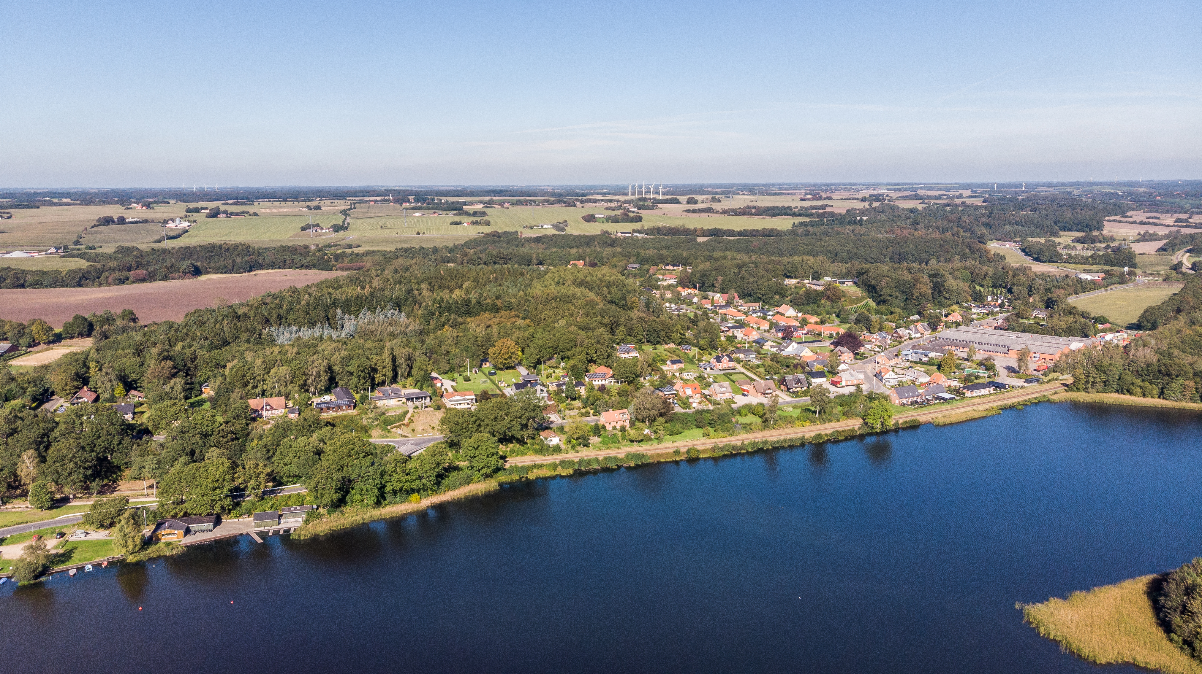 Luftfoto af Tange