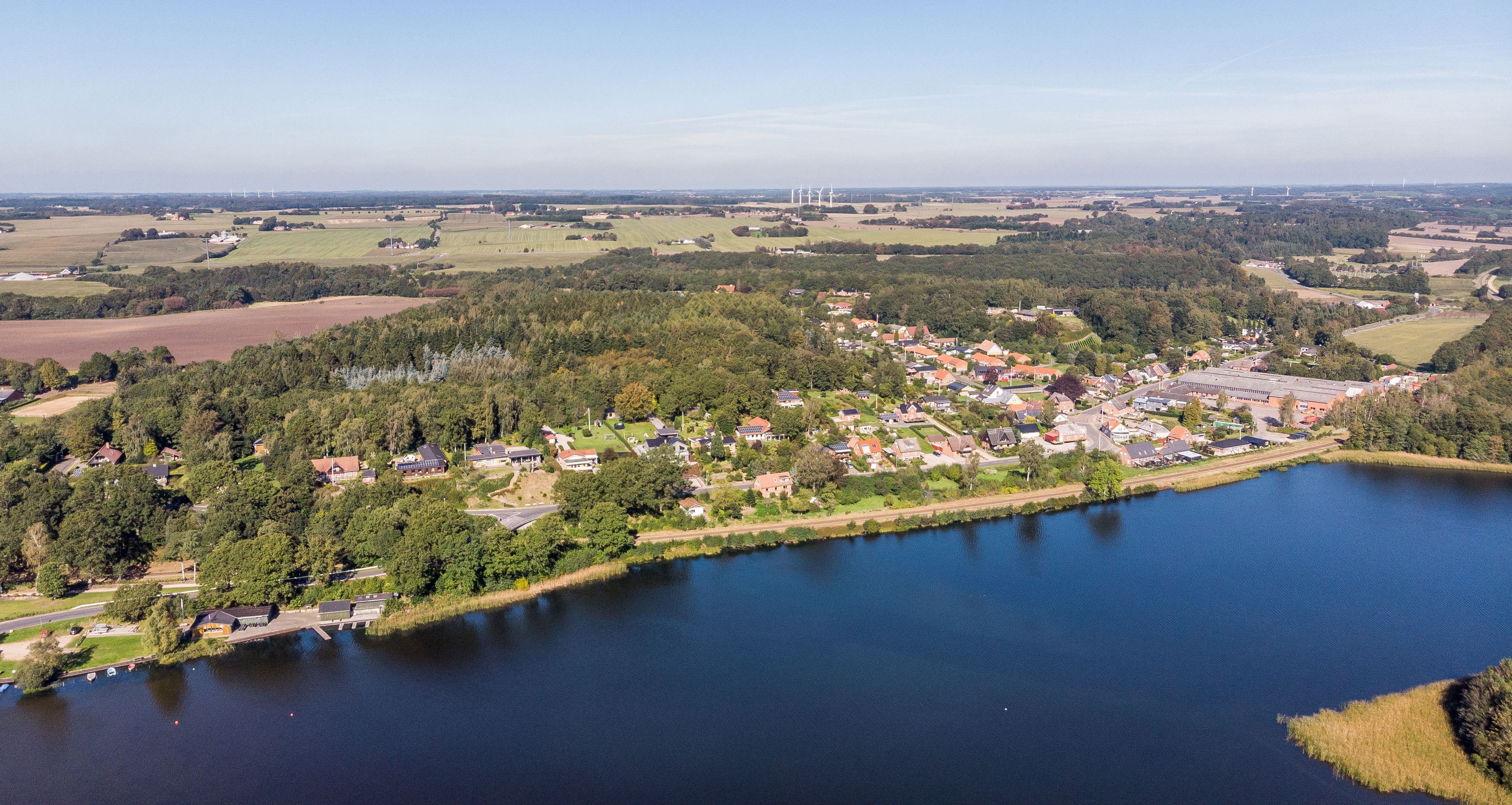 Luftfoto af Tange