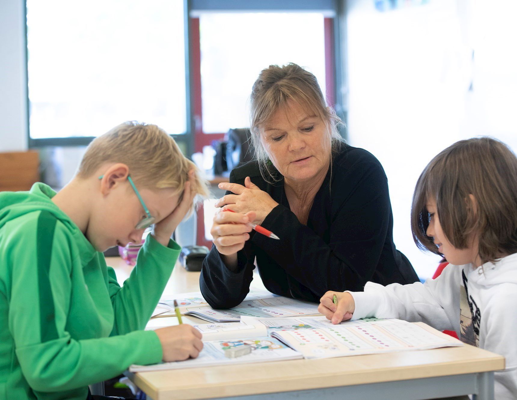 Elever på skole